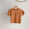 Camiseta cor de café - 80cm