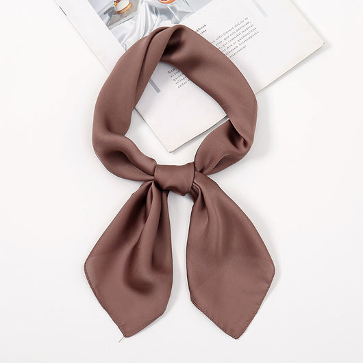 Pañuelo de Satén Liso Versátil y Elegante - Image 21