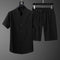 Traje Casual Plisado Oscuro para Hombre