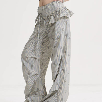 Pantalones Retro Anchos Estilo Americano para Mujer - Cleanfit