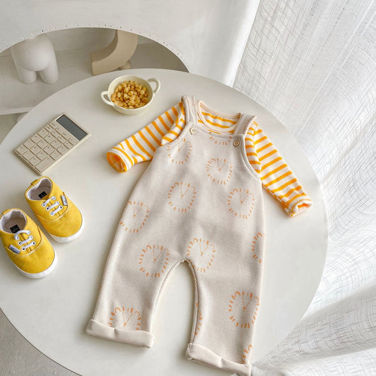 Conjunto de Dos Piezas a Rayas para Bebé - Estilo Casual y Cómodo - Image 3