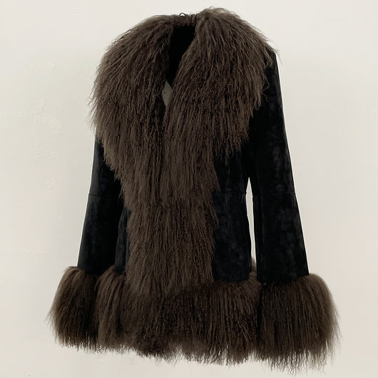 Chaqueta de Lana Gruesa con Acabado Ante - Image 22