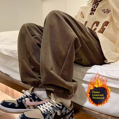 Pantalones Casuales Rectos Holgados con Refuerzo de Grosor para Hombre - Image 12