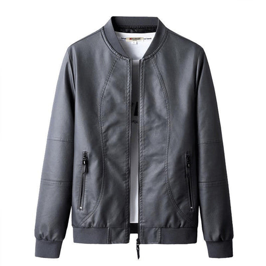 Chaqueta de Cuero Premium para Hombre - Abrigo Grueso y Cálido - Image 4