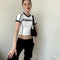 Playera Femenina Estampada con Letras Ajuste Slim