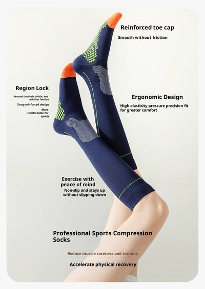 Calcetines de Compresión Deportiva para Mujer - Elásticos y Largos - Image 21