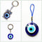 Colgante Ojo Turco Azul Cristal Retro Creativo