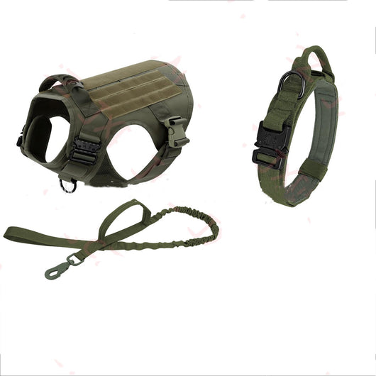 Chaleco Táctico para Perros Medianos y Grandes con Sistema de Liberación Rápida - Image 10