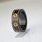 Anillos de Pareja Doble G con Borde Retorcido para Hombre y Mujer