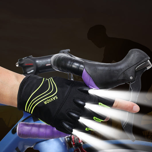 Guantes sin Dedos con Luz LED para Montañismo y Actividades Outdoor - Image 20