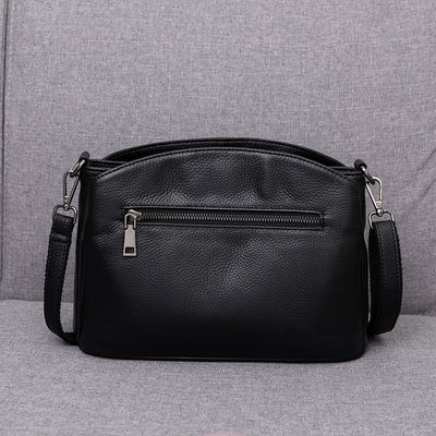 Bolso de Cuero Genuino para Mujer - Bandolera Simple y Elegante - Image 2