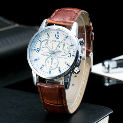 Reloj de Hombre Azul Cristal - Diseño Casual Moderno - Image 9