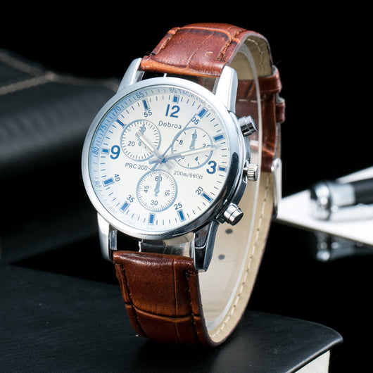 Reloj de Hombre Azul Cristal - Diseño Casual Moderno - Image 9