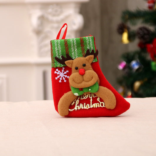 Set de Calcetines Navideños con Adornos Santa y Árbol - Bolsa de Regalo - Image 31