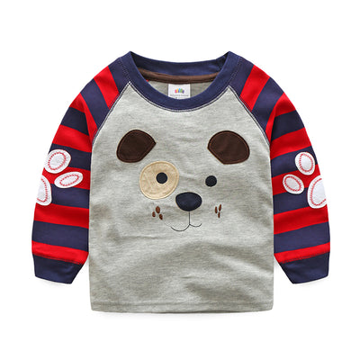 Camiseta de Manga Larga con Costuras Decorativas en Algodón - Image 3