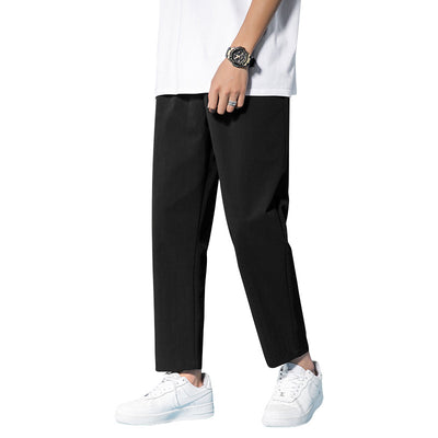 Pantalones Casuales de Color Sólido para Hombre - Image 9