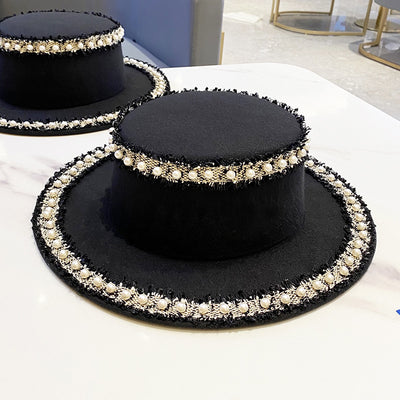 Sombrero de Lana para Mujer con Perla - Estilo Bucket Elegante - Image 2