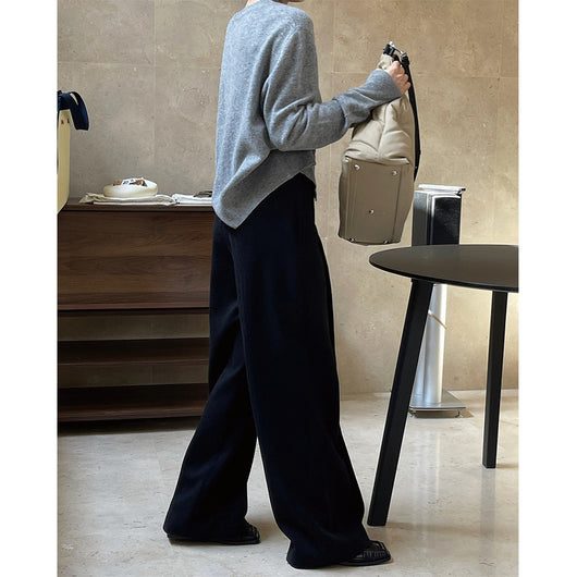 Pantalones Slim Rectos Sueltos para Mujer - Image 5