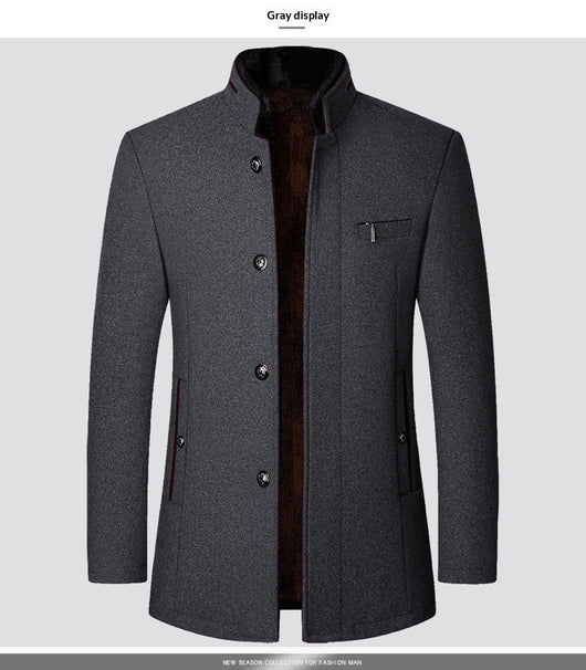 Chaqueta Casual para Hombre con Cuello de Pie - Image 12