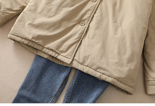 Abrigo Acolchado Elegante Oversize con Capucha para Tallas Grandes - Image 33