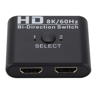 Conmutador Switcher HDMI 8K 2x1 | Dos Entradas, Una Salida