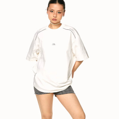 Camiseta Holgada Cuello Redondo Design Sense - Estilo Relajado - Image 11