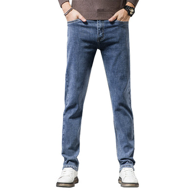 Pantalones Casuales Slim Stretch de Corte Recto para Hombre - Image 3