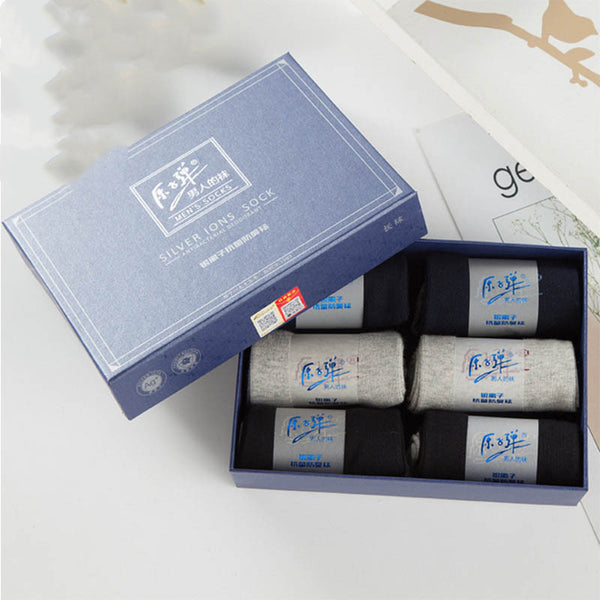 Calcetines Ejecutivos para Hombre con Iones de Plata Desodorante