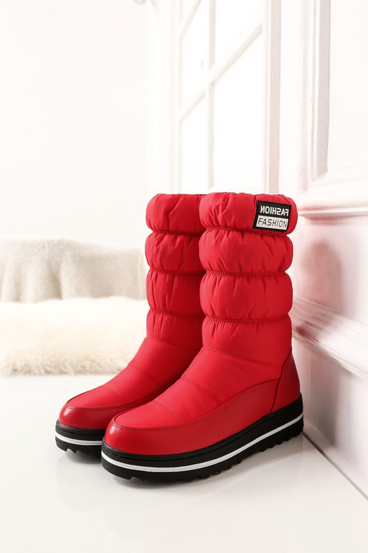 Botas de Nieve con Caña Elástica y Tacón Medio - Image 25