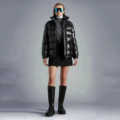 Chaqueta Acolchada Corta para Mujer - Abrigo Casual Grueso - Image 11