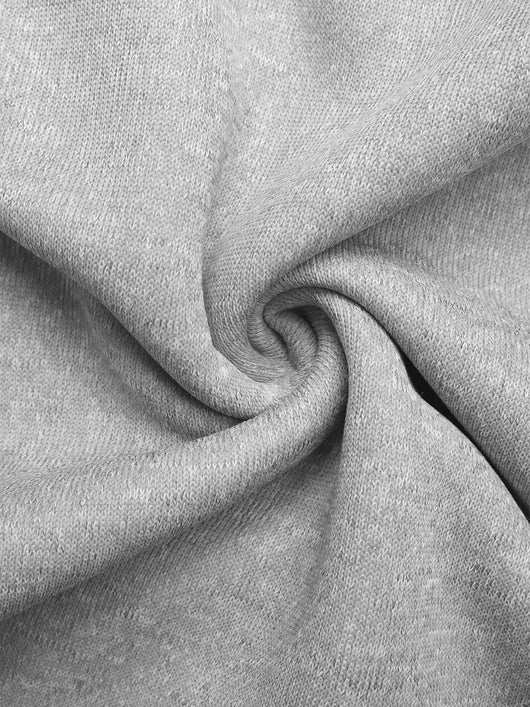 Sudadera Hoodie Gris Claro con Cordón Ajustable - Diseño Premium Europeo y Americano - Image 8