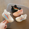 Zapatillas Deportivas Infantiles Tejido Volador Transpirables Blancas