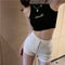 Shorts Ajustados Cintura Alta con Efecto Reductor