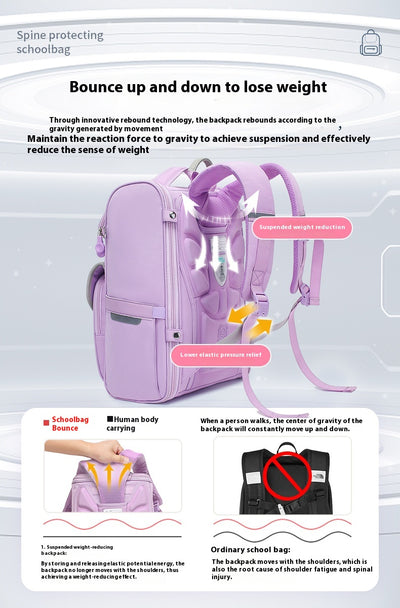 Mochila Escolar Ultraligera con Protección Dorsal para Primaria - Image 20