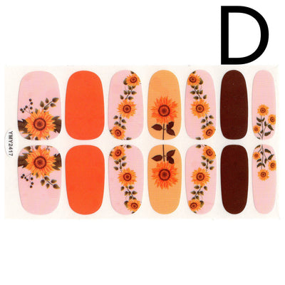 Pegatinas de Uñas Mariposas Hoja de Arce con Adhesivo - Image 5