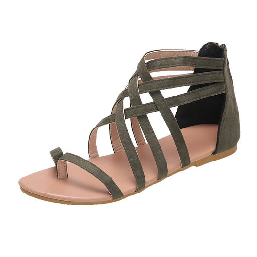 Sandalias Romanas con Tiras Cruzadas - Estilo Europeo Minimalista - Image 12