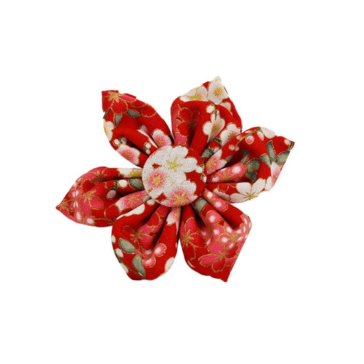 Collar Floral Japonés para Perros con Hebilla de Aleación y Correa de Mano - Image 6