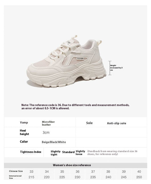 Zapatillas Deportivas Casual con Suela Gruesa y Malla Transpirable - Image 9