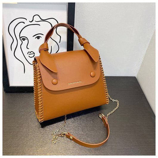 Bolsa Tejida a Mano para Mujer - Bandolera Diagonal