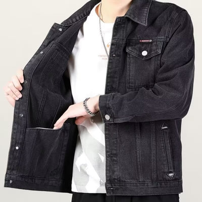 Chaqueta Denim Vintage Desgastada para Hombre - Image 4