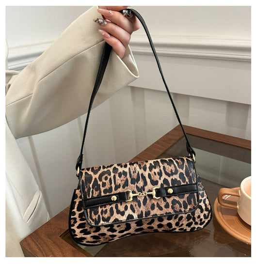 Bolso de Hombro Estampado Leopardo Lujo Ligero para Mujer - Image 26