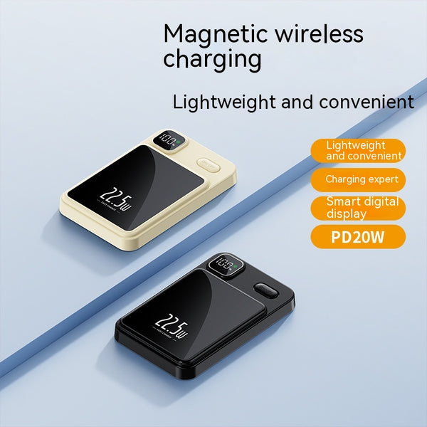 Batería Portátil Magnética 20000 mAh - Carga Rápida y Diseño Compacto