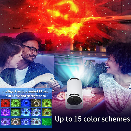 Lámpara Proyector de Nebulosa con Altavoz Bluetooth - Luz Estelar Romántica - Image 2