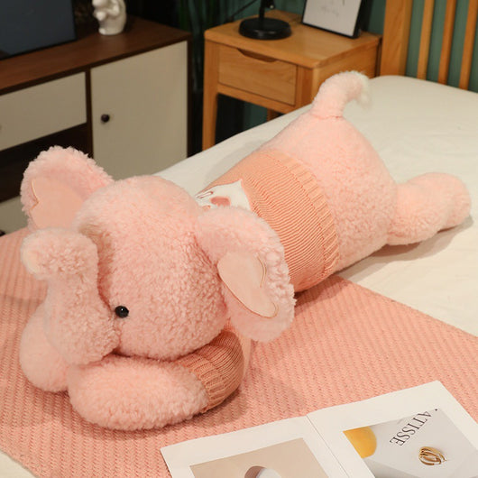 Almohada Decorativa Elefante Gigante de Peluche Suave - Image 7