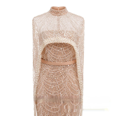 Vestido de Fiesta con Bordado de Perlas - Image 16