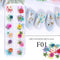 Kit de Flores Secas para Decoración de Uñas - 12 Compartimentos con Margaritas y Flores Silvestres Reales
