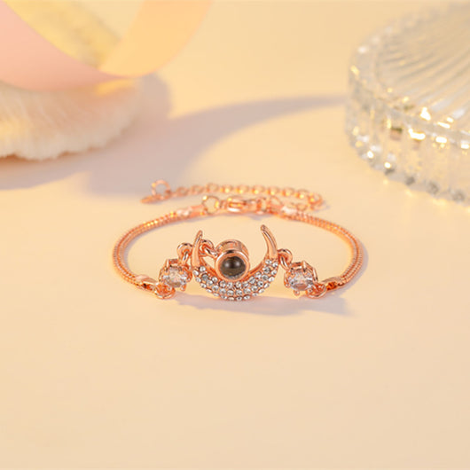 Pulsera de Proyección Estrella y Luna - Temperamento Amigas - Image 10