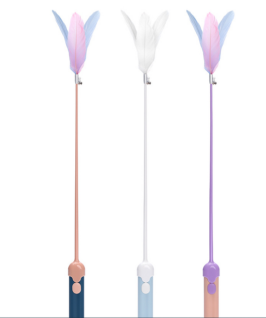 Juguete Interactivo para Gatos con Plumas - Vara Teaser - Image 8