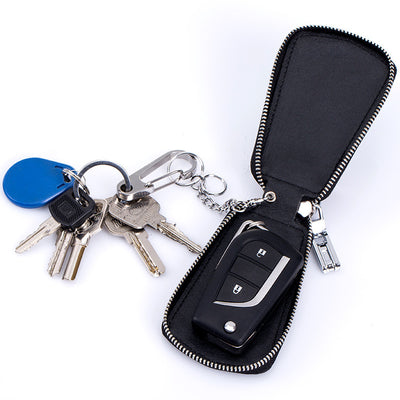 Estuche de Cuero para Llaves del Auto con Cierre y Cinta para Cintura - Image 7