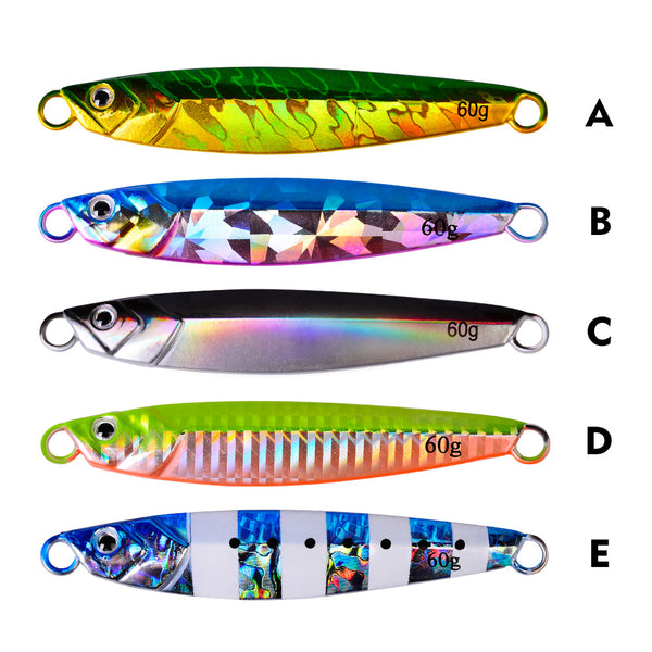 Señuelo Metálico Luminoso de Largo Alcance - Cebo Biónico para Pesca